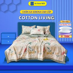 bộ vỏ drap thảm chăn ra ga gối trải giường nệm đệm hè caro màu trơn vải cotton poly đũi và tencel satin lụa tici 1mx2m 1m4x2m 1m6 mát cao cấp